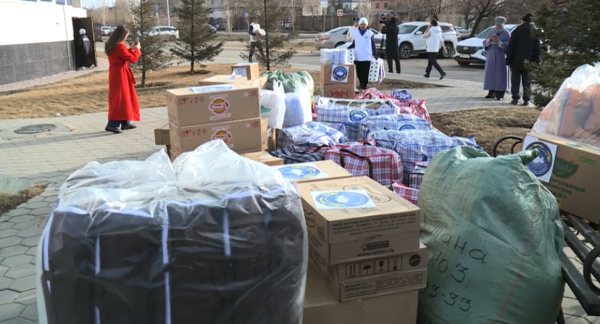 ҚХА волентерлері гуманитарлық көмек жолдады