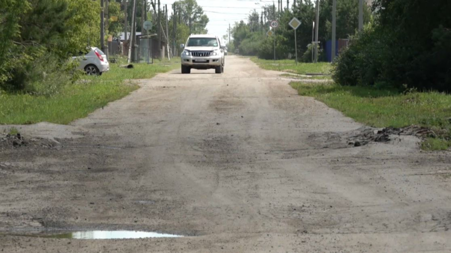 Петропавлда жаңа асфальт жол кепілдік мерзіміне жетпей ойылып қалды