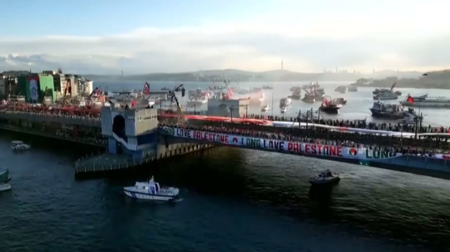 No comment: Палестинаны қолдау шеруі өтті