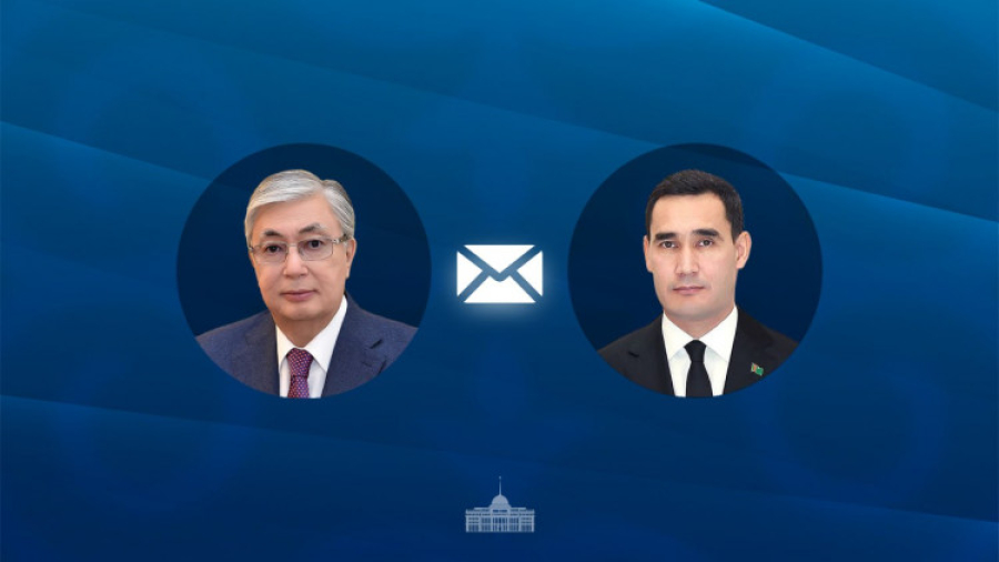 Токаев направил телеграмму поздравления Президенту Туркменистана