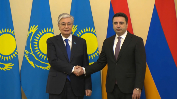 Қ. Тоқаев Армения Парламентінің төрағасымен кездесті