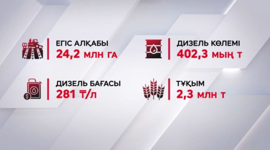 Елдегі егіннің 83 пайызы орылды