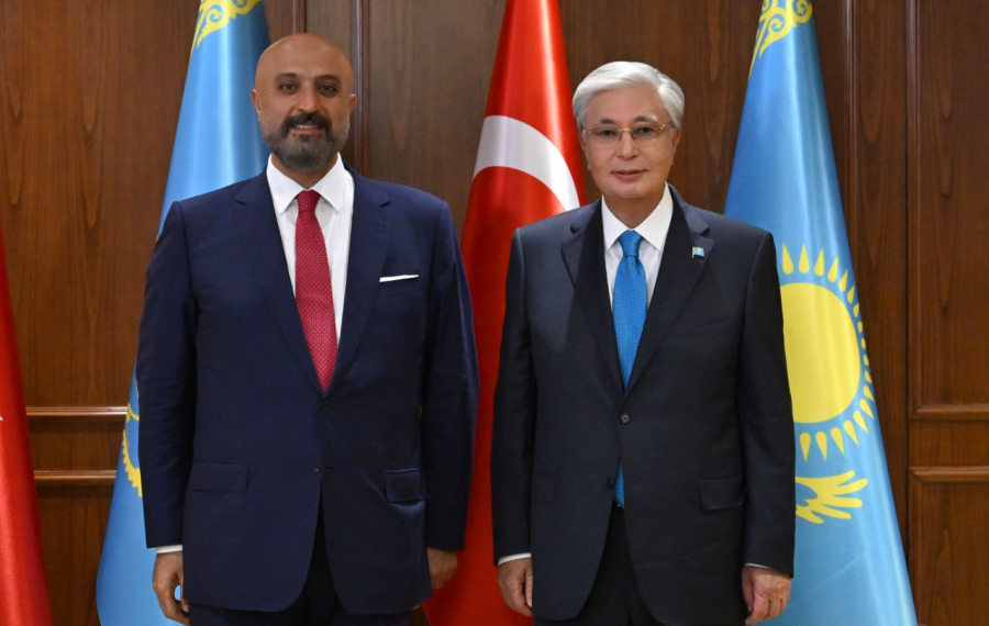 Глава государства принял председателя правления YDA Holding Хусейна Арслана