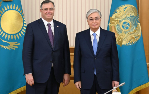 К.Токаев встретился с президентом компании Total Energies Патриком Пуянне