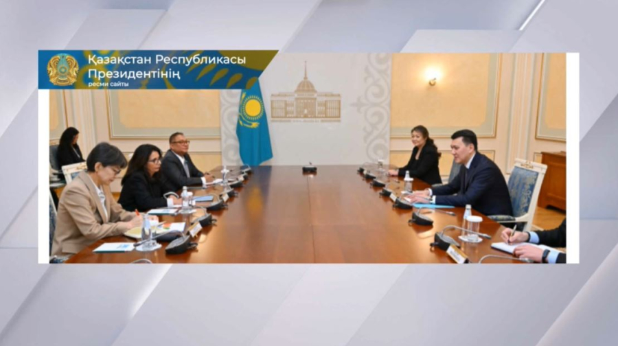 Вице-Президент БҰҰ Бас хатшысының арнайы өкілімен кездесті