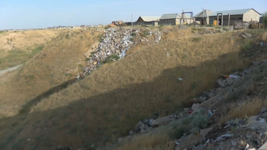 Шымкенттің аумағы қоқысқа толып барады