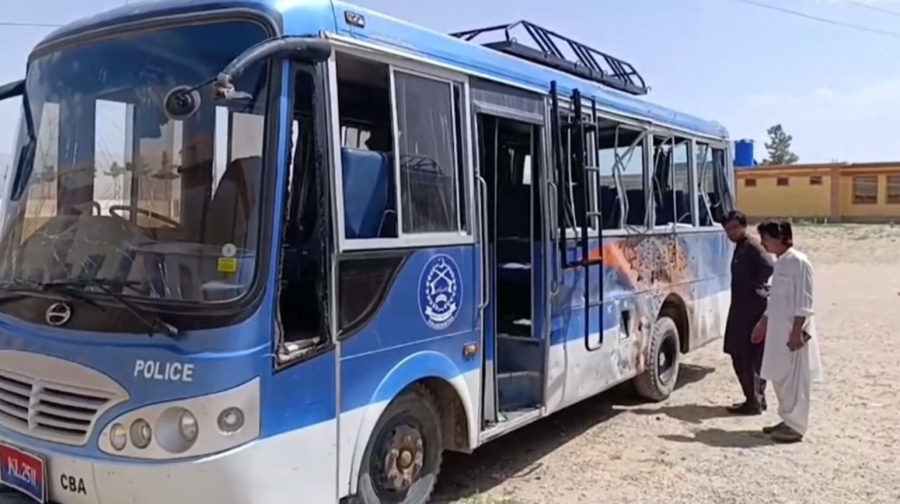 Пәкістанда мина қойылған автобус жарылды