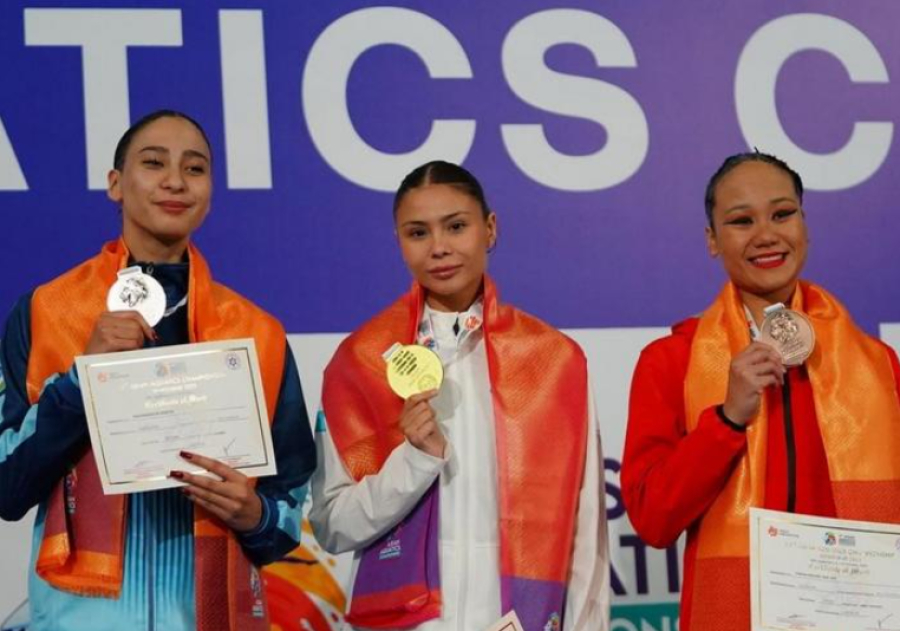 Казахстанские синхронисты произвели фурор на чемпионате Азии