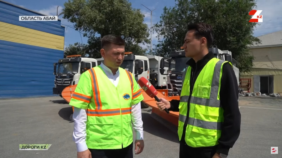 Как обслуживают трассу Павлодар - Калбатау