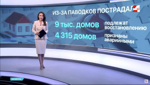 Девять тысяч пострадавших от паводков домов признали пригодными для восстановления