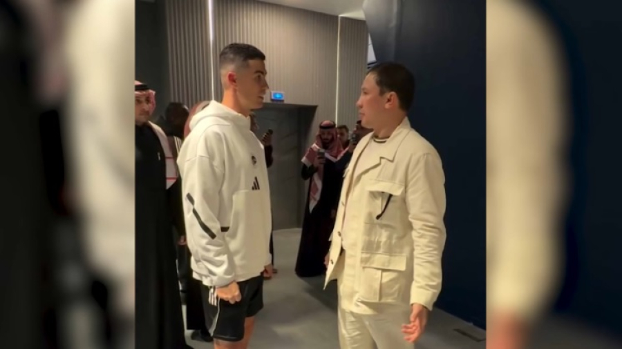 Головкин встретился с Роналду в Саудовской Аравии