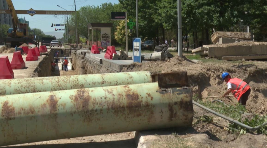Реконструкция тепломагистрали М-1 завершается в Таразе