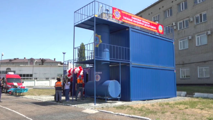 Павлодарда өрт сөндірушілерді даярлайтын оқу-жаттығу кешені іске қосылды