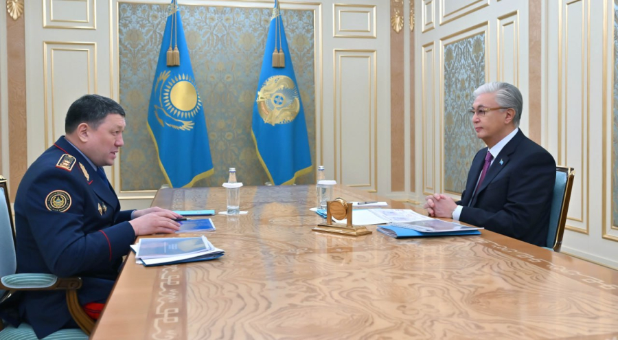 Глава государства принял министра внутренних дел