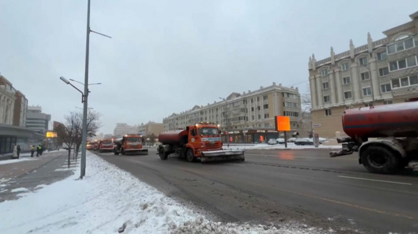 Больше 38 тыс. кубометров снега вывезли за день из Астаны