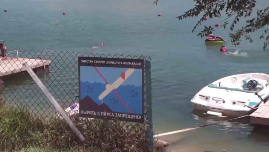 Дроны мониторят запрещенные для купания места в Шымкенте