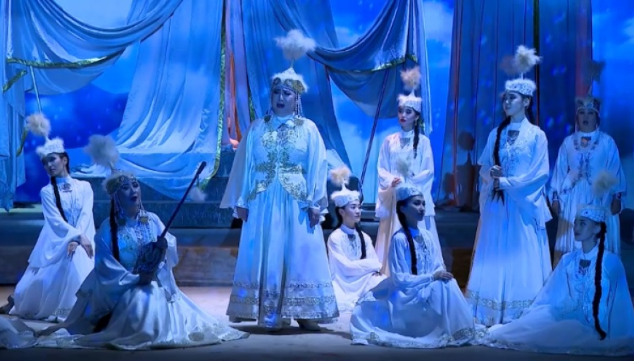 Оперу «Кыз Жибек» представили в Алматы в оригинальной версии