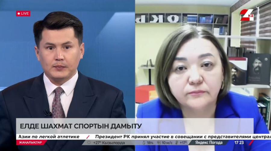 Шахматшы балаларды қолдау. Гүлім Байгозина