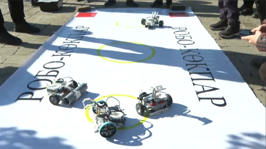 Ақтөбеде «Robot-көкпар» ойыны өтті