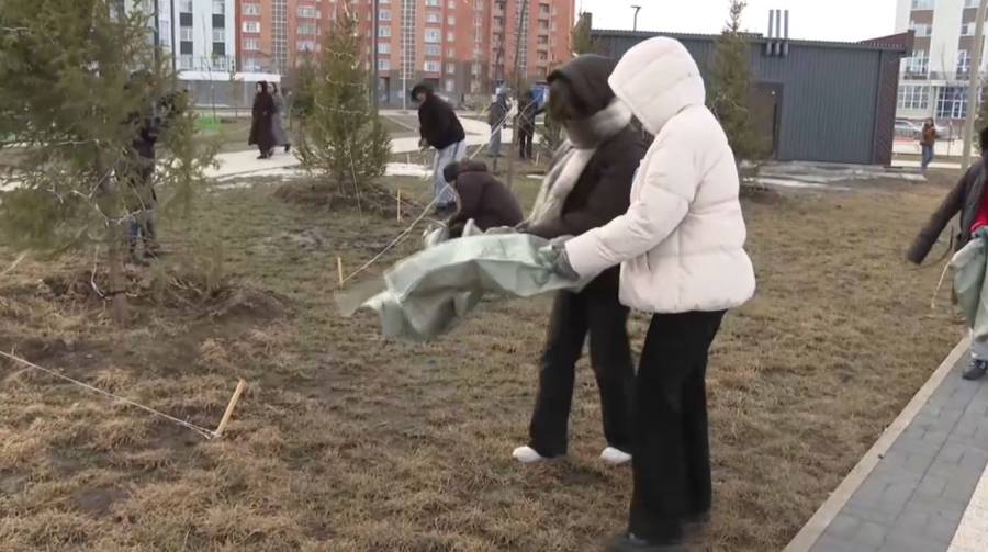 Көкшетауда жаңа жағалау қоқыстан тазартылды