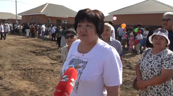 Зашаған кентіндегі 80 үй пайдалануға берілді