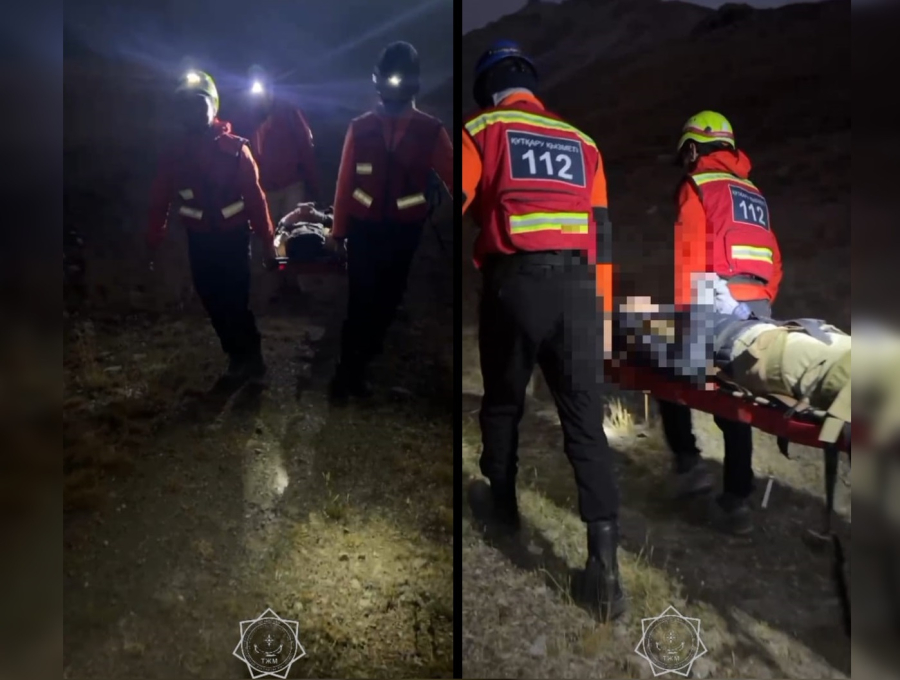 Женщину с травмой ноги эвакуировали с горной местности в Алматы