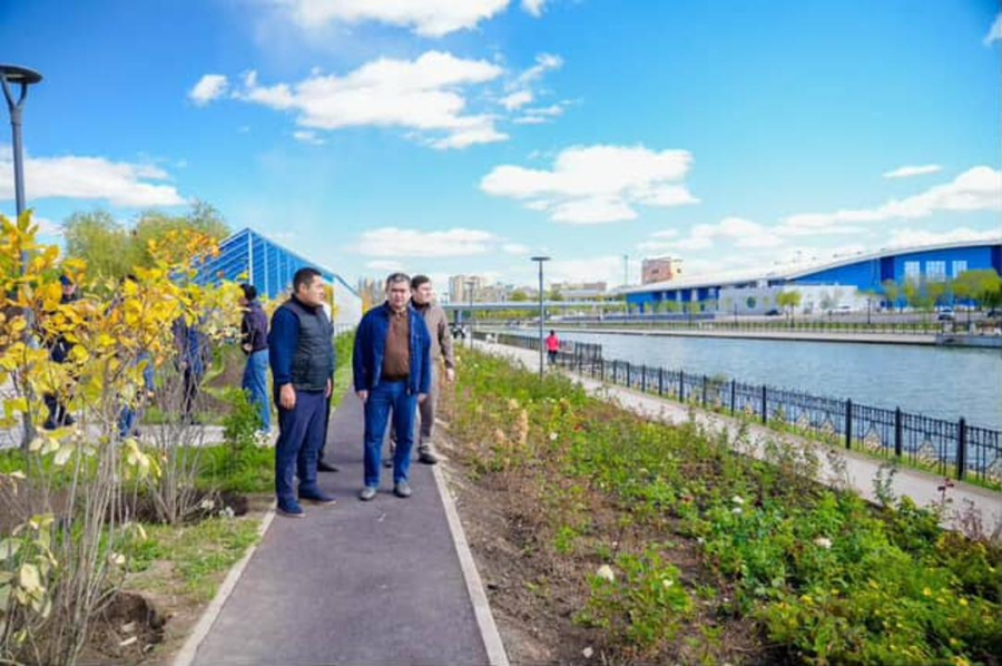 170 дворов и общественных пространств благоустроят в Астане