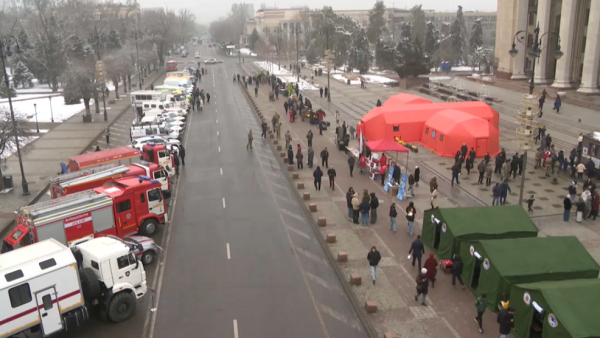 Алматыда өрт сөндіру және құтқару техникасының көрмесі өтті