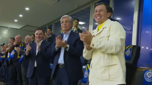 Президент посетил матч между Казахстаном и Северной Ирландией
