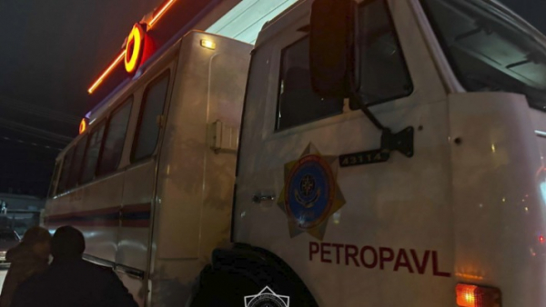 Магазин в жилом доме загорелся в Петропавловске