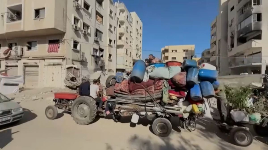 Газадан 250 мың адам босып кетті