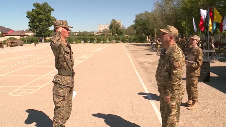 Ақтөбеде Ұлттық ұланның 14 сарбазы білім грантын алды