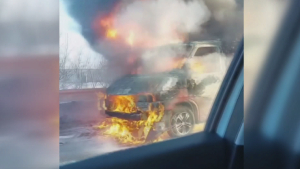 Четыре автомобиля сгорели в Караганде