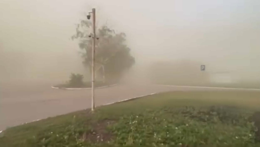 Өскеменде титан-магний комбинатының аумағын түтін басты