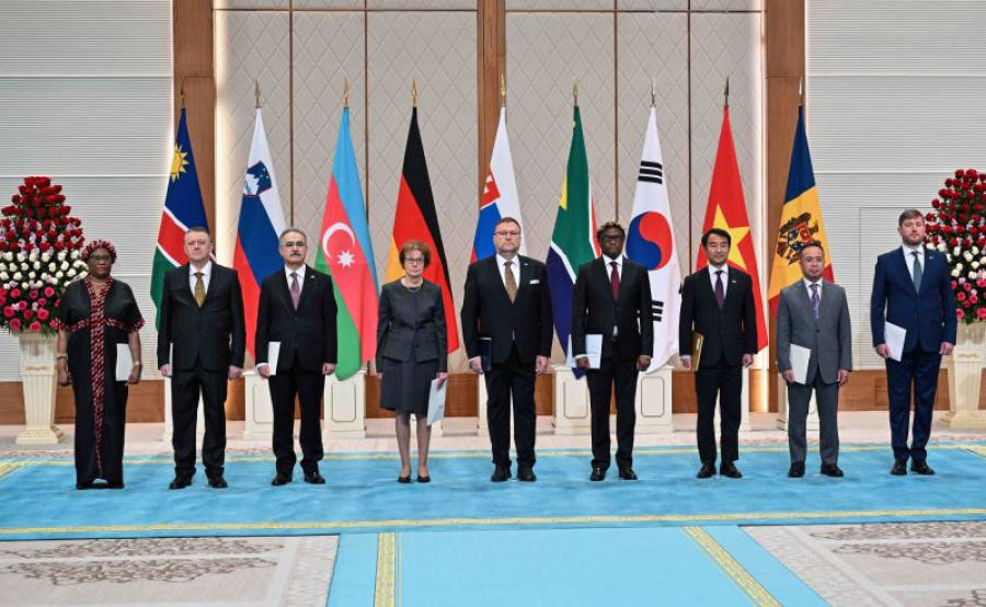 Kassym-Jomart Tokayev receives Letters of Credence from ambassadors of several countries
