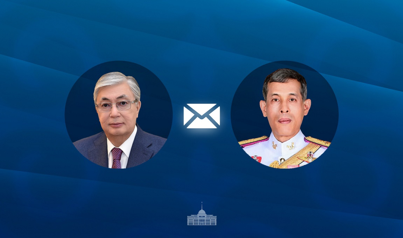 Президент Казахстана поздравил Короля Таиланда с Днем рождения