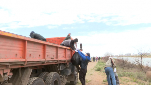 Есіл жағалауында тазалық жұмыстары жүргізілді