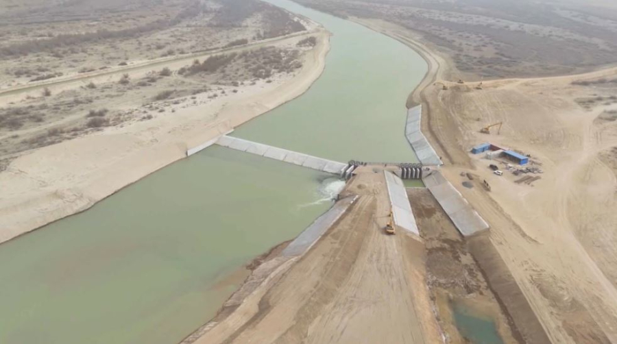 Строительство гидрошлюза завершили в Атырауской области