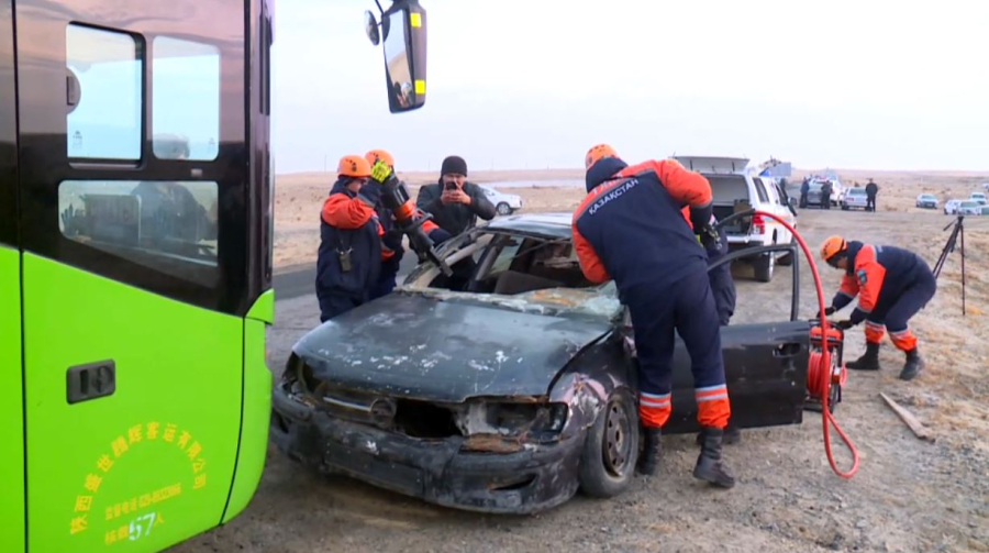 Готовность экстренных служб к ЧС проверяют в Кызылординской области