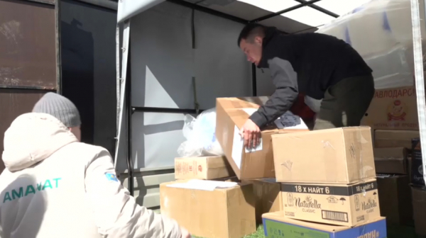 Павлодарцы отправили гумпомощь в СКО