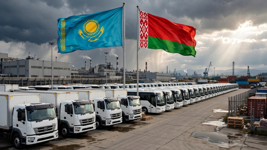 Қазақстан Беларуське 30 млн долларға коммерциялық техника жеткізеді