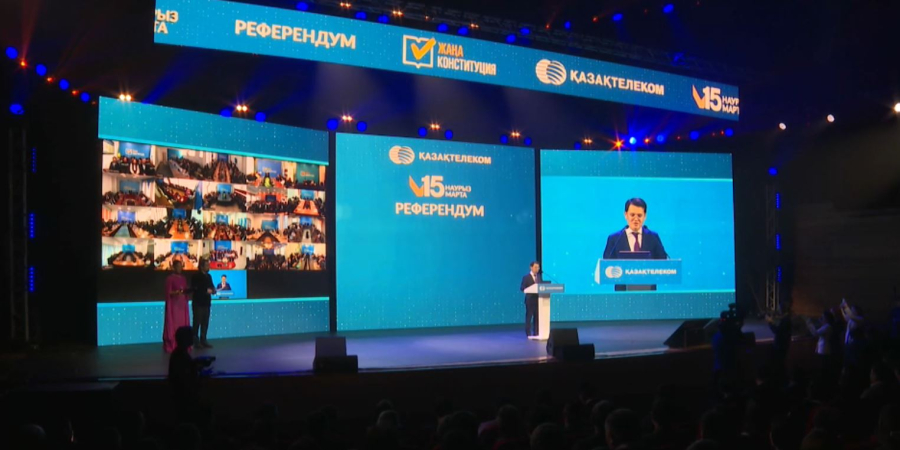Жаңа Конституция жобасы телекөпір арқылы талқыланды