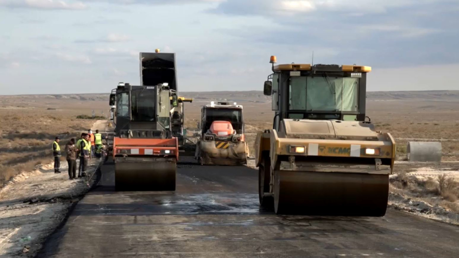 Маңғыстау облысында «Темір баба» тасжолы жөнделіп жатыр