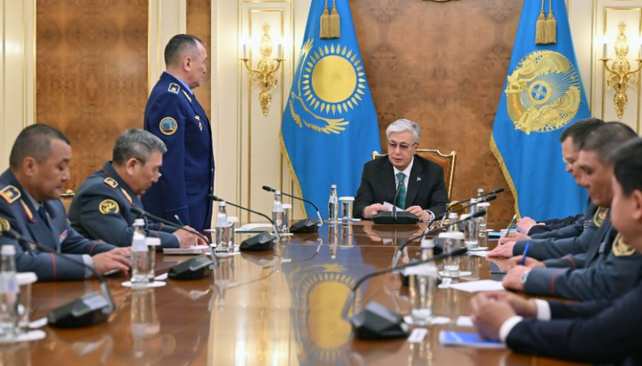 Мемлекет басшысы Қорғаныс министрлігінің басшылық құрамымен жиын өткізді