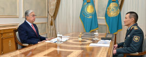 Глава государства принял министра по чрезвычайным ситуациям С.Шарипханова