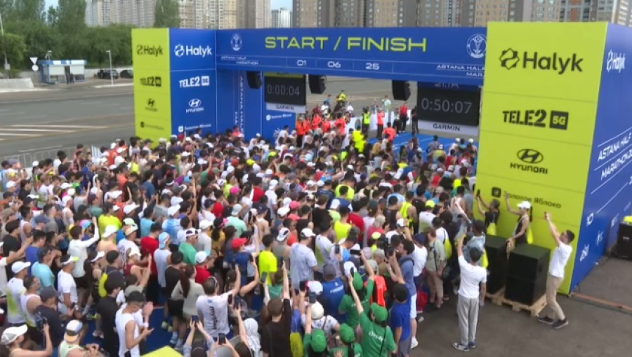 6 тысяч участников из 38 стран пробежали Astana Half Marathon