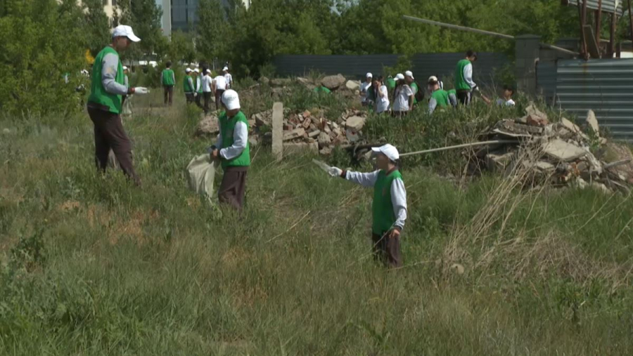 Елордада «Жасыл ел» аясында 5200-ден астам оқушы мен студент еңбек етіп жүр