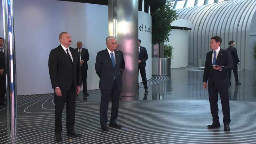 Тоқаев пен Әлиев Alem.AI халықаралық жасанды интеллект орталығын аралады