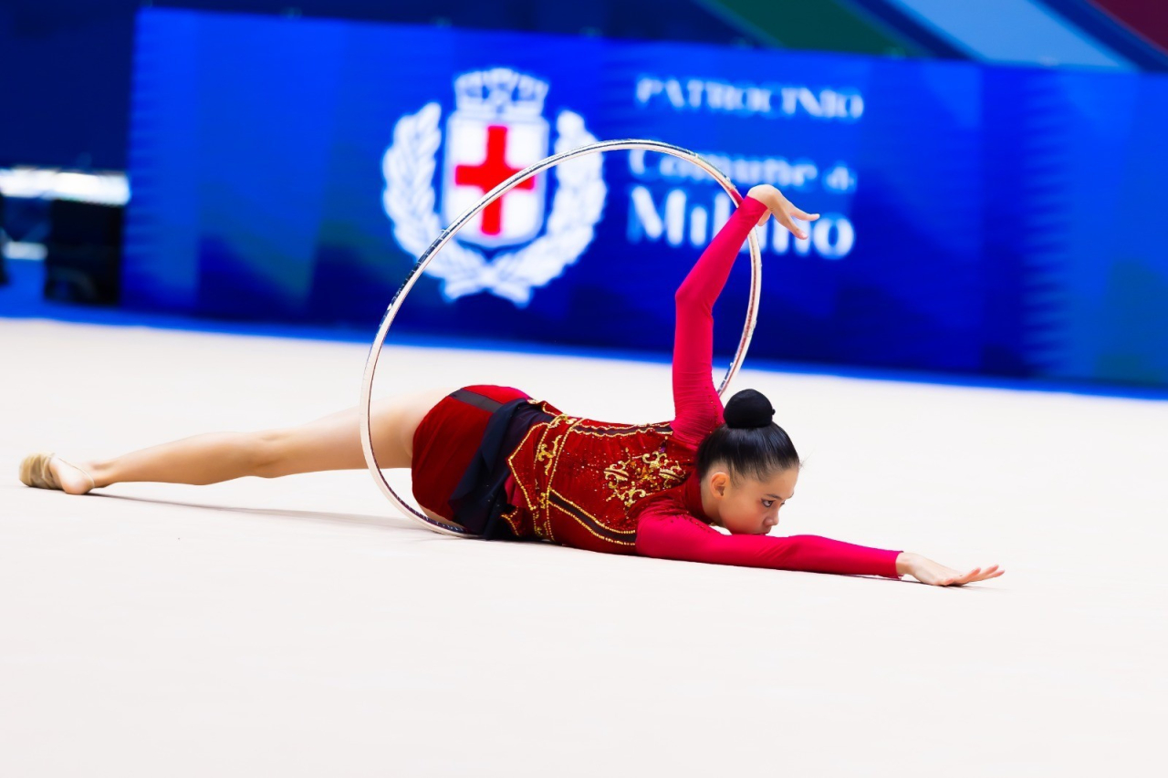Гимнаст Ақмарал Ерекешева әлем чемпионатында үздік бестікке енді
