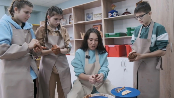 Павлодарские школьники изучают секреты гончарного ремесла